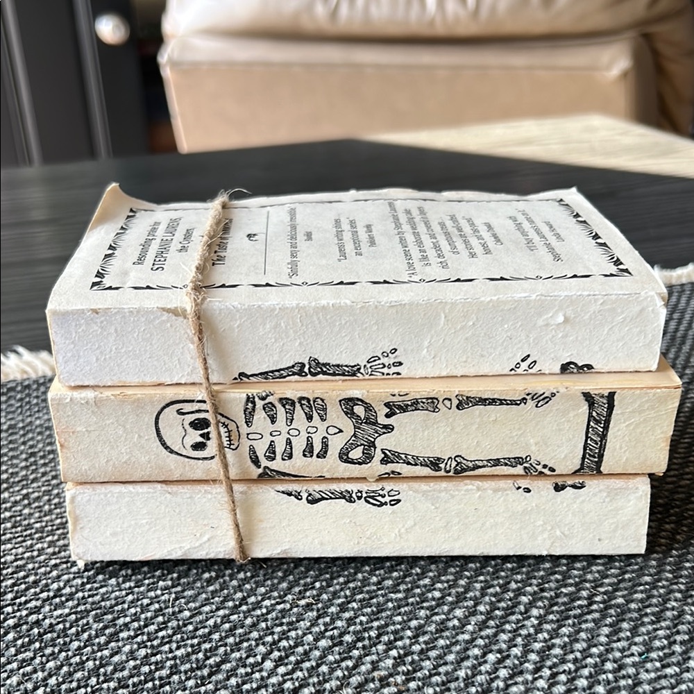 Skeleton Farmhouse Design Decorative Books